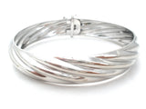 Sterling Silver Bangle Bracelet Italian LIRM - The Jewelry Lady's Store
