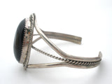 Sterling Silver Black Onyx Cuff Bracelet