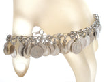 Sterling Silver Coin Charm Bracelet Vintage - The Jewelry Lady's Store