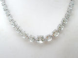Sterling Silver Cubic Zirconia Necklace