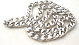 Sterling Silver Curb Link Chain Necklace 21" - The Jewelry Lady's Store