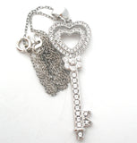 Sterling Silver Key Pendant Necklace 18" - The Jewelry Lady's Store
