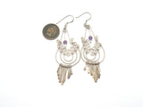 Sterling Silver Long Chandelier Earrings Vintage - The Jewelry Lady's Store