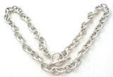 Sterling Silver Toggle Chain Necklace 16" - The Jewelry Lady's Store