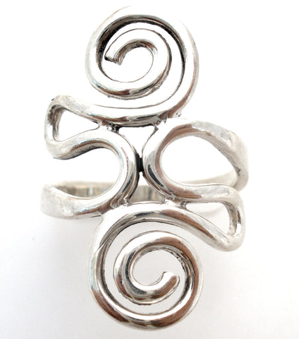 Sterling Silver Wire Wrap Ring Shube's Size 8