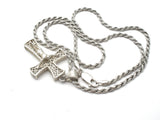 Sterling Silver Cross Crucifix Necklace 925 - The Jewelry Lady's Store