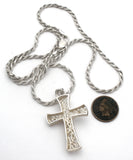 Sterling Silver Cross Crucifix Necklace 925 - The Jewelry Lady's Store