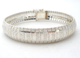 Sterling Silver Flexible Bangle Bracelet Italian - The Jewelry Lady's Store