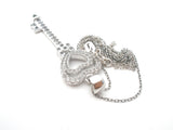Sterling Silver Key Pendant Necklace 18" - The Jewelry Lady's Store