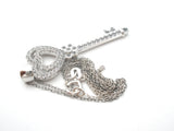 Sterling Silver Key Pendant Necklace 18" - The Jewelry Lady's Store