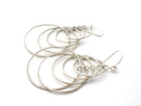 Sterling Silver Multi Circle Dangle Earrings