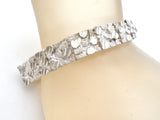 Sterling Silver Nugget Bracelet 8" Long
