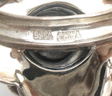 Sterling Silver Rose Ring With Marcasites Size 6