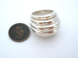 Substantial Dome Ring Sterling Silver Size 7