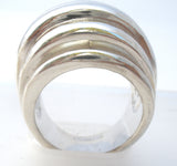 Substantial Dome Ring Sterling Silver Size 7