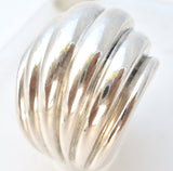 Substantial Dome Ring Sterling Silver Size 7