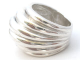 Substantial Dome Ring Sterling Silver Size 7