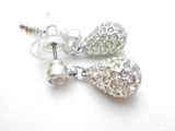 Swarovski Heloise Clear Crystals Earrings - The Jewelry Lady's Store