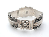 Taxco Panel Bracelet Sterling Silver Vintage