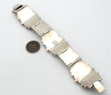 Taxco Panel Bracelet Sterling Silver Vintage