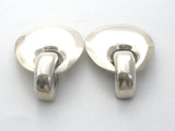 Taxco Sterling Silver Door Knocker Earrings Vintage - The Jewelry Lady's Store