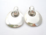 Taxco Sterling Silver Door Knocker Earrings Vintage - The Jewelry Lady's Store