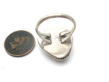 Turquoise Ring Sterling Silver Size 7 Vintage - The Jewelry Lady's Store