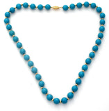 Turquoise & 14K Gold Bead Jewelry Set - The Jewelry Lady's Store