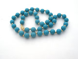 Turquoise & 14K Gold Bead Jewelry Set - The Jewelry Lady's Store