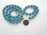 Turquoise & 14K Gold Bead Jewelry Set - The Jewelry Lady's Store