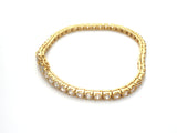 Vermeil 925 Cubic Zirconia Tennis Bracelet - The Jewelry Lady's Store