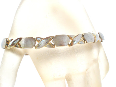 Vermeil Hugs & Kisses Bracelet Vintage 7"