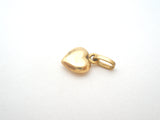 Vintage 14K Yellow Gold Heart Charm Pendant