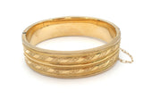 Vintage 10K Gold Filled Bangle Bracelet