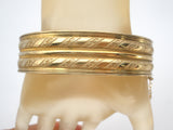 Vintage 10K Gold Filled Bangle Bracelet