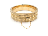 Vintage 10K Gold Filled Bangle Bracelet