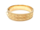 Vintage 10K Gold Filled Bangle Bracelet