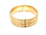 Vintage 10K Gold Filled Bangle Bracelet