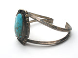 Vintage Turquoise Cuff Sterling Silver