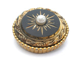 Vintage Victorian Revival Mourning Brooch Style Pin
