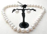 White Freshwater Pearl Necklace Set - The Jewelry Lady's Store