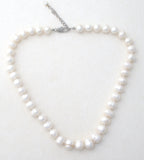 White Freshwater Pearl Necklace Set - The Jewelry Lady's Store