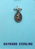Saint Christopher Sterling Silver Charm Hayward Vintage - The Jewelry Lady's Store