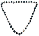 Abalone Shell & Black Onyx Bead Necklace - The Jewelry Lady's Store
