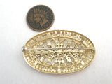 Alice Caviness Marcasite Vermeil 925 Brooch Pin Vintage - The Jewelry Lady's Store