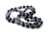 Amethyst & Apatite Bead Necklace Jay King - The Jewelry Lady's Store
