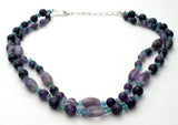 Amethyst & Apatite Bead Necklace Jay King - The Jewelry Lady's Store