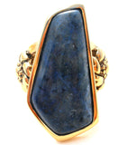 Barse Bronze Lapis Lazuli Ring Size 6 - The Jewelry Lady's Store