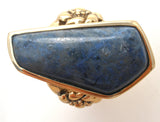 Barse Bronze Lapis Lazuli Ring Size 6 - The Jewelry Lady's Store