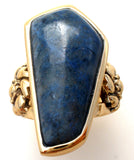 Barse Bronze Lapis Lazuli Ring Size 6 - The Jewelry Lady's Store